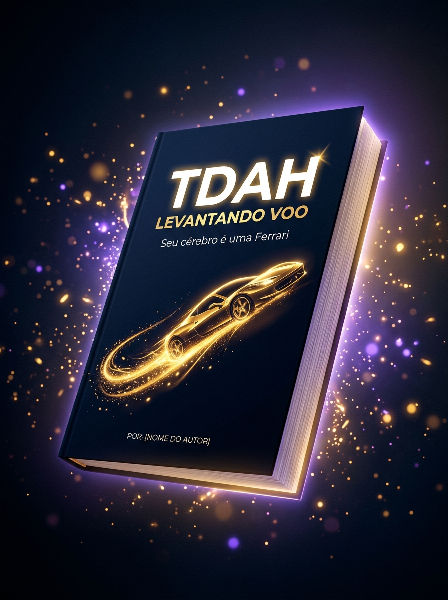 Ebook TDAH Levantando Voo - Mockup 3D